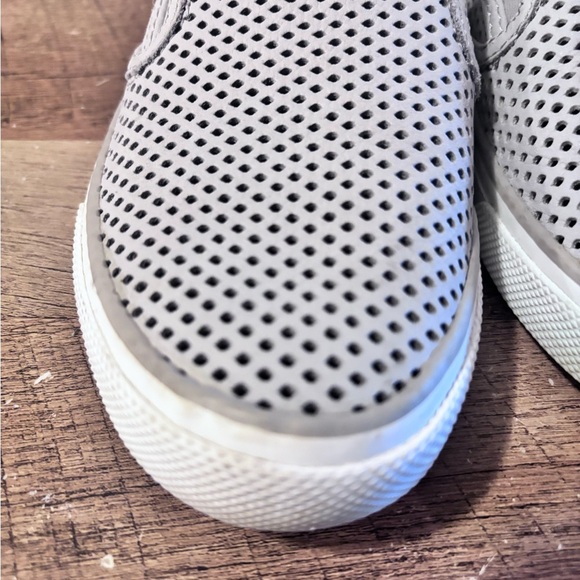 Sperry Women's Grey Perforated Slip-On Seaside Shoes Top-Sider Size 9 - Picture 7 of 13